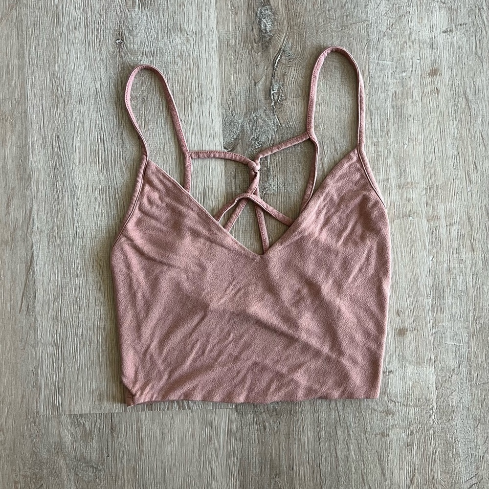 Audrey strappy cropped cami